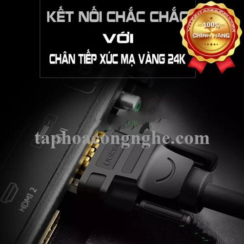 Ugreen 11603 15M màu Đen Cáp tín hiệu DVI 24 + 1 DV101 30011603